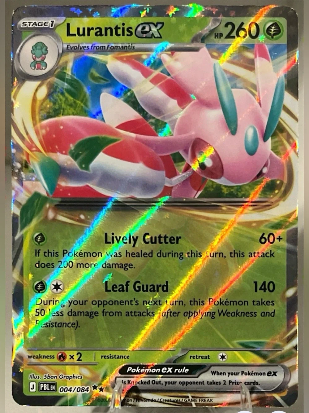 Pokémon TCG: Pitch Black - LURANTIS EX 004/084 NM